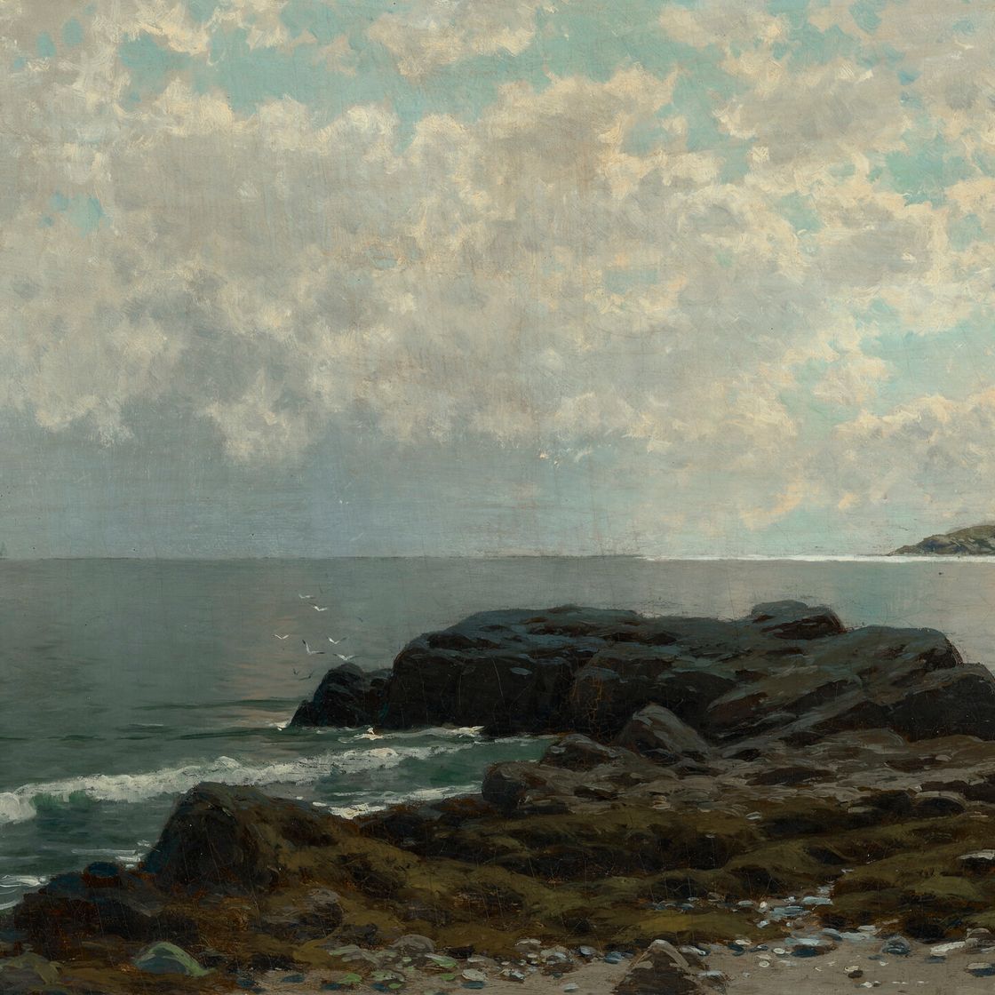 Alfred Thompson Bricher — Побережье у Гранд-Манана, изображение 1