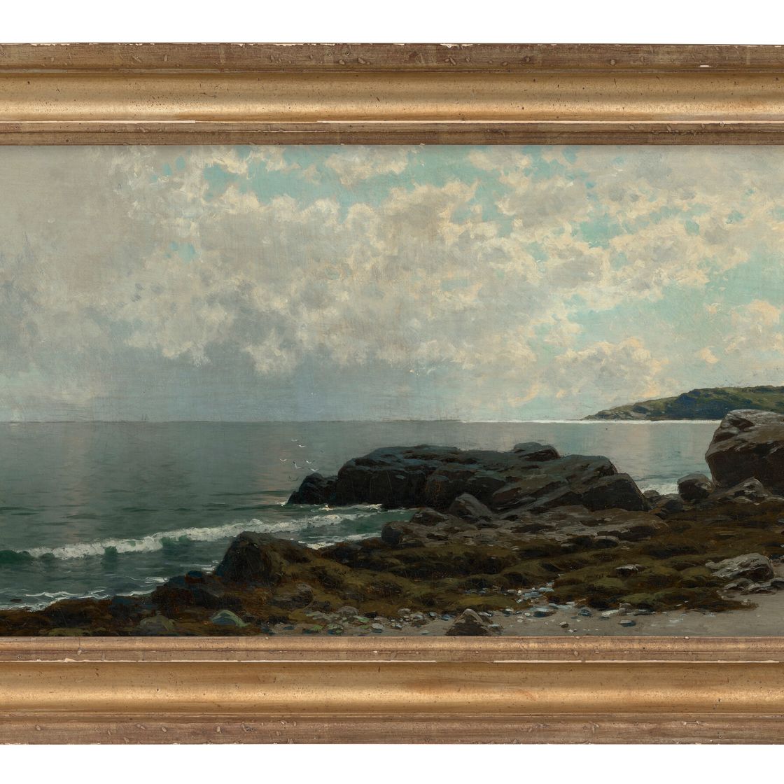 Alfred Thompson Bricher — Побережье у Гранд-Манана, изображение 2