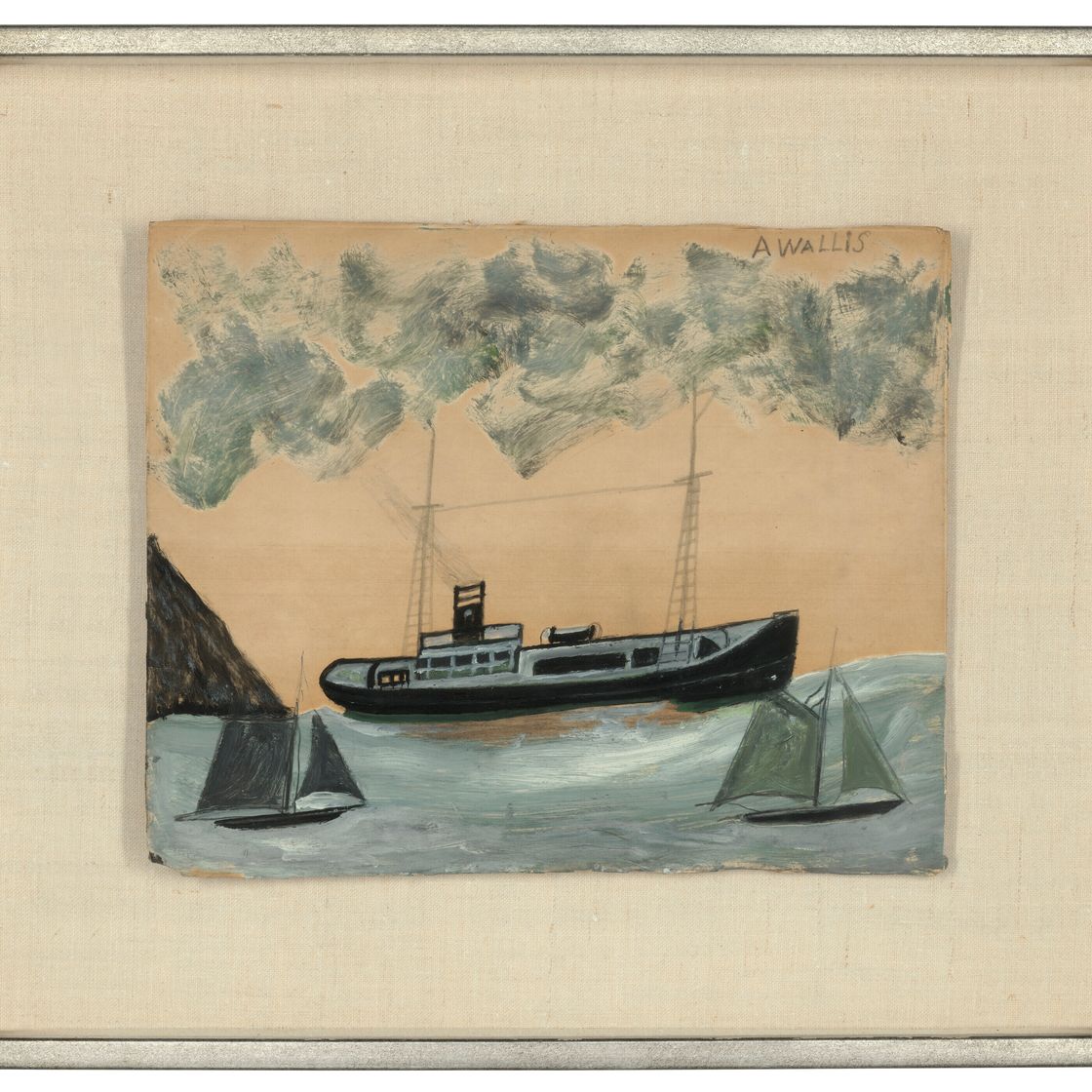 Alfred Wallis — Траулер и две парусные лодки, изображение 2
