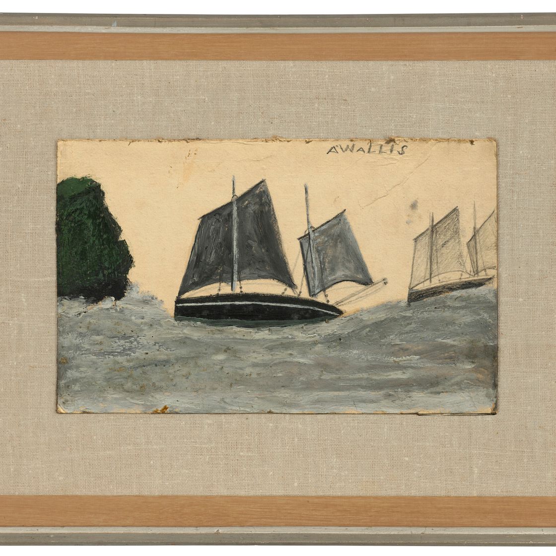 Alfred Wallis — Два буксира у мыса, изображение 2