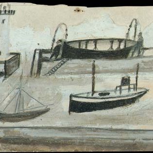 Alfred Wallis — Маяк и лодки