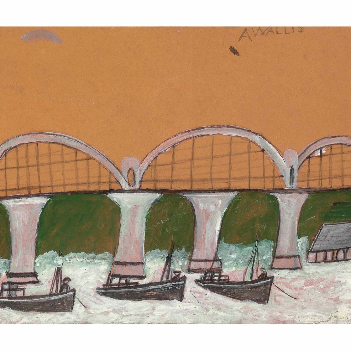 Alfred Wallis — Солташский мост