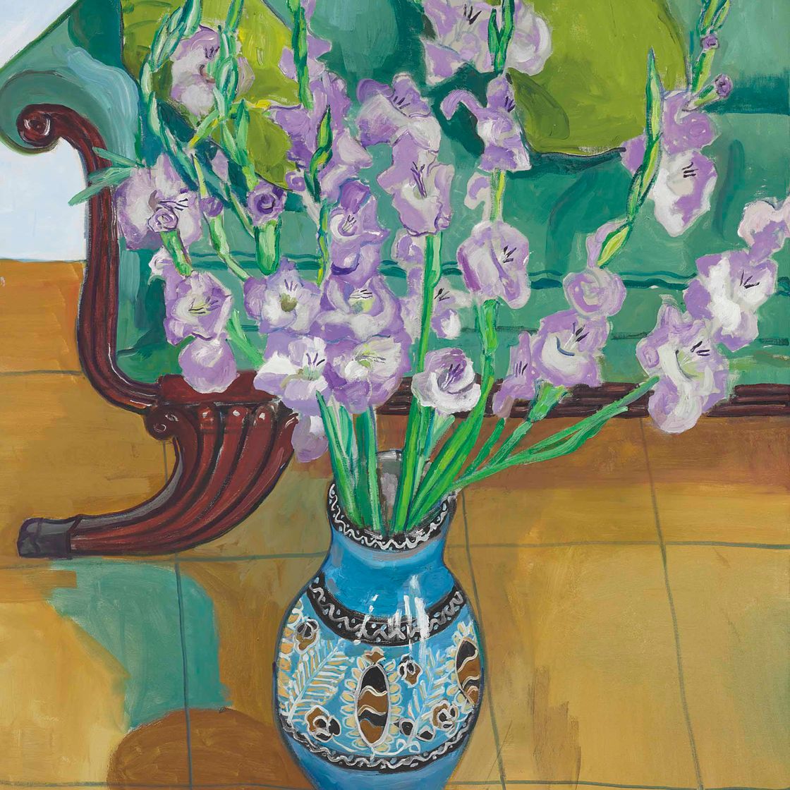 Alice Neel — Гладиолусы