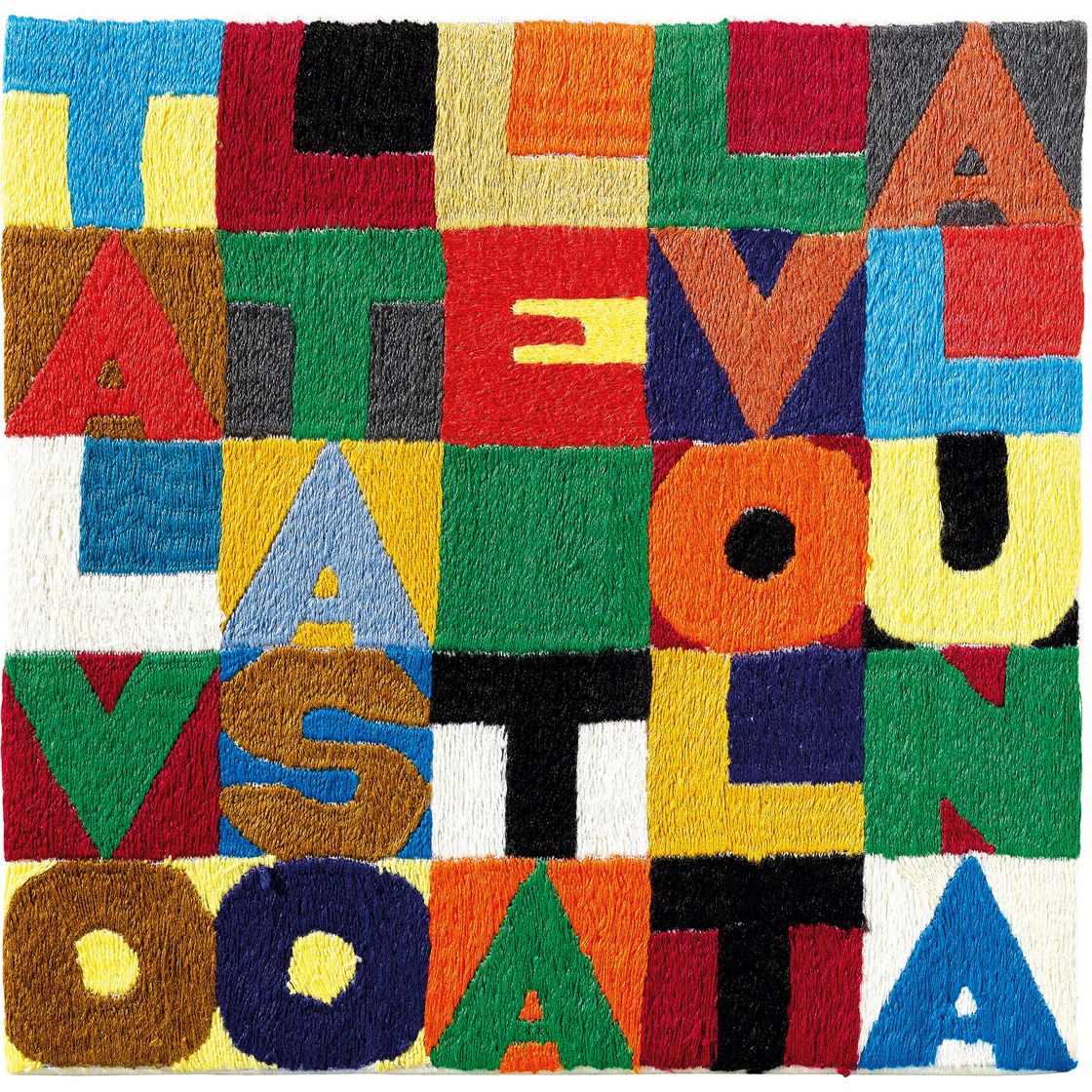 Alighiero Boetti — (i) "Тра иль сьело и ла терра", "тра иль терра иль сьело" (Между небом и Землей, между Землей и небом), дважды подписанная "Алигьеро и Боэтти" (внахлест), вышивка на канве размером 9 ¼ x 97/8 дюймов (24 x 25 см). Эта работа, выполненная около 1987 года, зарегистрирована в Архиве Алигьеро Боэтти в Риме под № 4896 и сопровождается сертификатом подлинности. (ii) Складывать и разворачивать вышивку на канве размером 9 ¼ х 9 ¼ дюйма. (23,5 х 23,5 см.) Эта работа, выполненная около 1990 года, зарегистрирована в Архиве Алигьеро Боэтти в Риме под номером 8569 и сопровождается сертификатом подлинности. (iii) Вышивка "Un pozzo senza fine" ("Бесконечный колодец") на холсте размером 9 3/8 x 9 3/8 дюйма (24 x 24 см), выполненная около 1981 г. Эта работа зарегистрирована в архиве Алигьеро Боэтти, Рим, под № 7222 и сопровождается сертификатом подлинности. (iv) "Быть на гребне волны" (Essere sulla cresta dell'onda) с подписью, датой и надписью "Алигьеро и боэтти ПЕШАВАР ОТ афганского НАРОДА, 1990" (на обороте) вышивка на канве размером 8 5/8 x 8 ¼ дюйма (22 x 21 см) Выполнена в 1990 году. зарегистрирован в Архиве Алигьеро Боэтти, Рим, под № 4893 и сопровождается сертификатом подлинности. (v) Изящная вышивка на холсте размером 6 ½ x 6 ½ дюйма (16,5 x 16,5 см). Эта работа, выполненная около 1987 года, зарегистрирована в Архиве Алигьеро Боэтти в Риме под № 8244 и сопровождается сертификатом подлинности. (vi) Вышивка в стиле брачча консерте (со скрещенными руками) на канве размером 6 7/8 x 6 7/8 дюймов (17,5 x 17,5 см). Эта работа, выполненная около 1993 года, зарегистрирована в Архиве Алигьеро Боэтти в Риме под № 7331 и сопровождается сертификатом подлинности. (vii) Вышивка "Между собакой и волком" на канве 7 х 6,7/8 дюймов (18 х 17,5 см). Эта работа, выполненная около 1994 года, зарегистрирована в Архиве Алигьеро Боэтти в Риме под номером 8570 и сопровождается сертификатом подлинности. (viii) Вышивка "Il tesoro nascosto" ("Спрятанное сокровище") на канве размером 6 7/8 x 7 дюймов (17,5 x 18 см). Эта работа, выполненная около 1994 года, зарегистрирована в Архиве Алигьеро Боэтти в Риме под номером 8572 и сопровождается сертификатом подлинности. (ix) Вышивка Talvolta sole talvolta luna (иногда Солнце, а иногда Луна) на канве размером 8 5/8 x 8 7/8 дюймов (22 x 22,5 см). Эта работа, выполненная около 1994 года, зарегистрирована в Архиве Алигьеро Боэтти в Риме под номером 8571 и сопровождается сертификатом подлинности., изображение 10