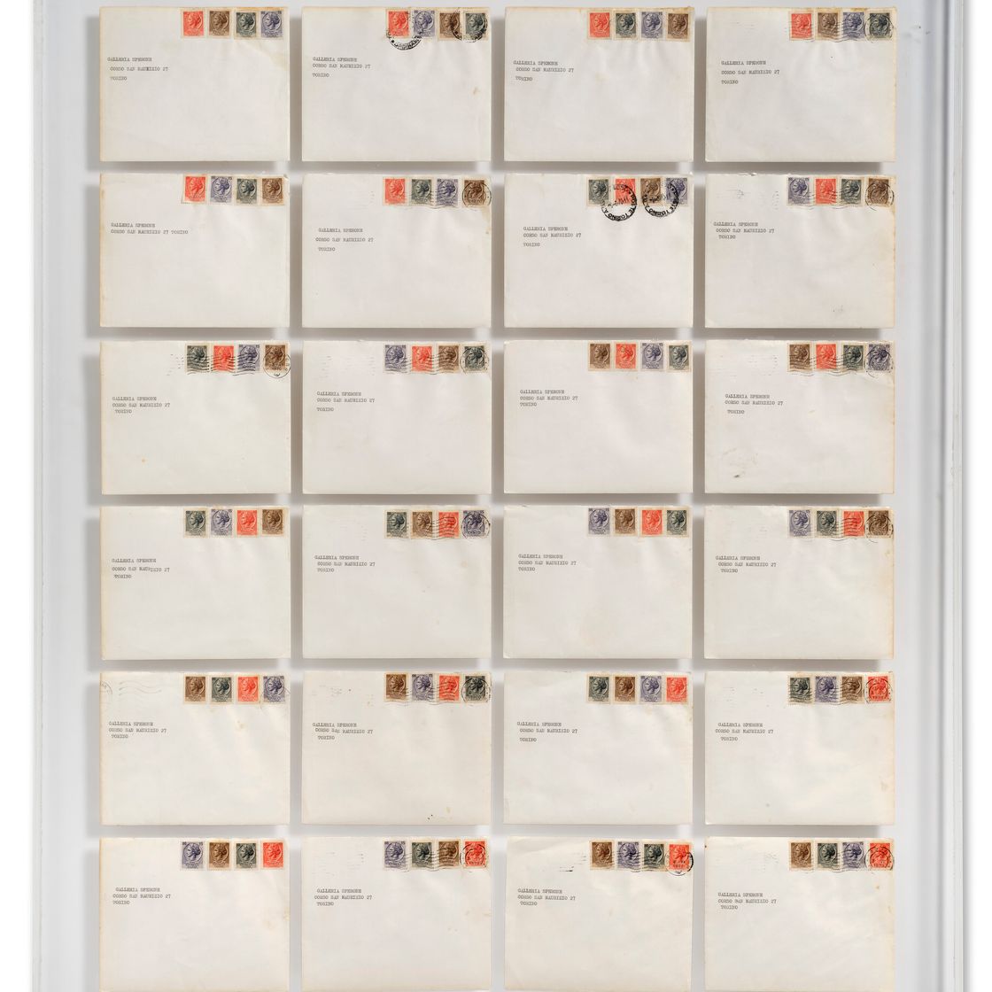Alighiero Boetti — Почтовый магазин (вентикватро Фьюми), изображение 2