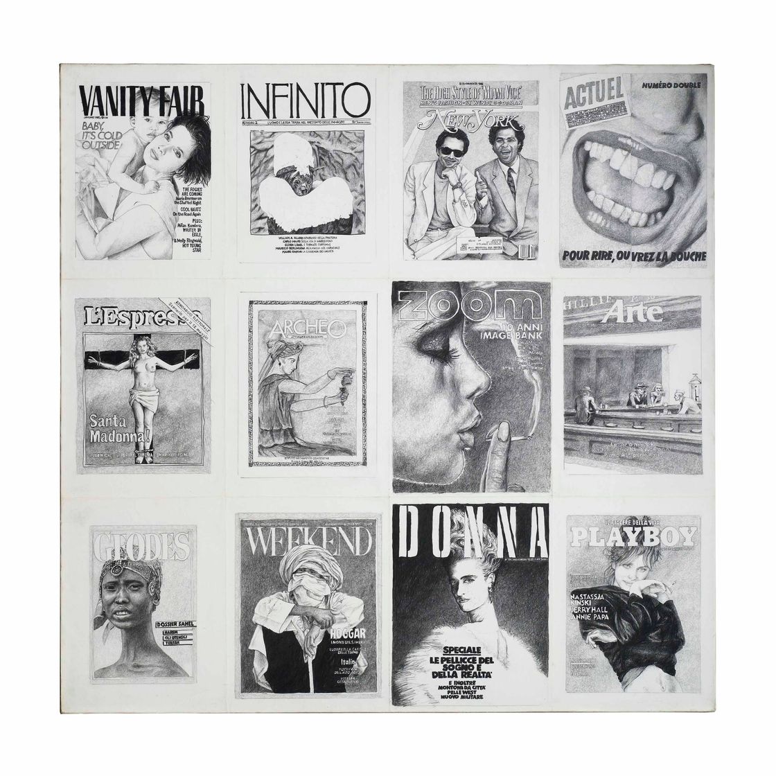Alighiero Boetti — Копертин (1985 год)