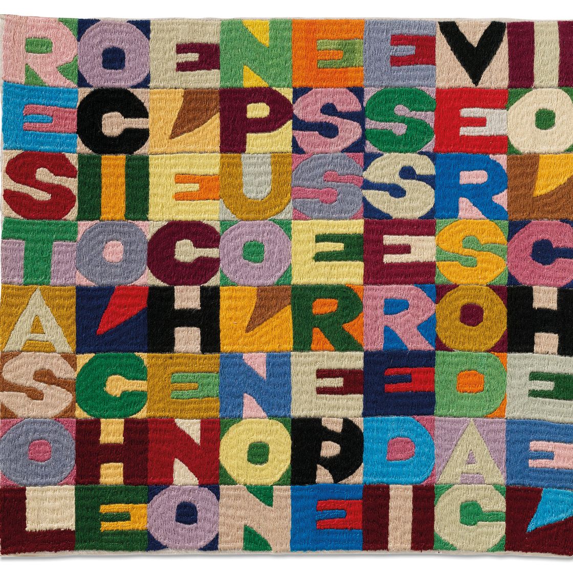 Alighiero Boetti — Только так, как есть, и только так, как есть, и только так, как есть, остается только то, что есть, и что не может не быть или отличается от того, что есть.