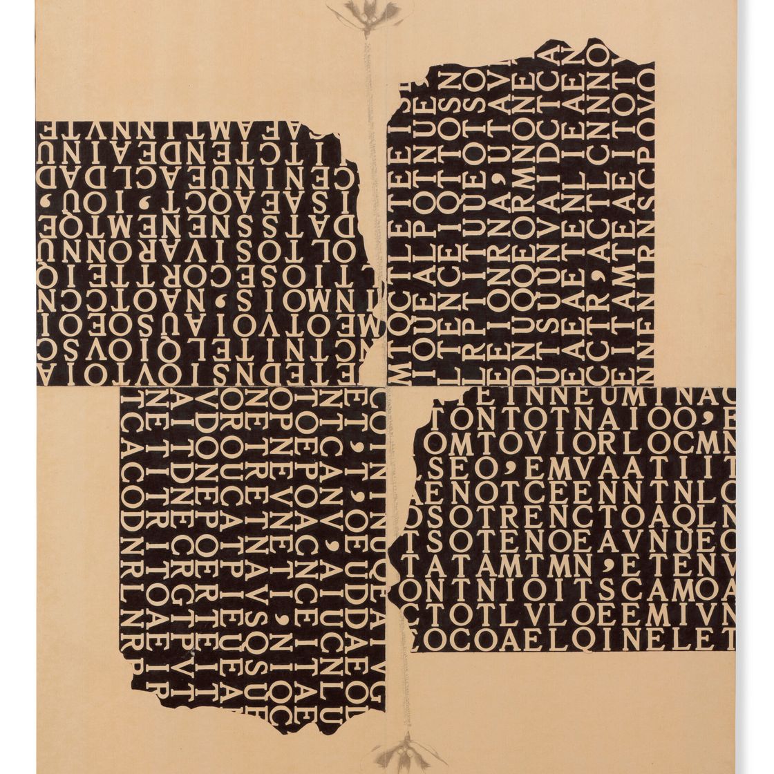 Alighiero Boetti — Вот и все (четыре операции)