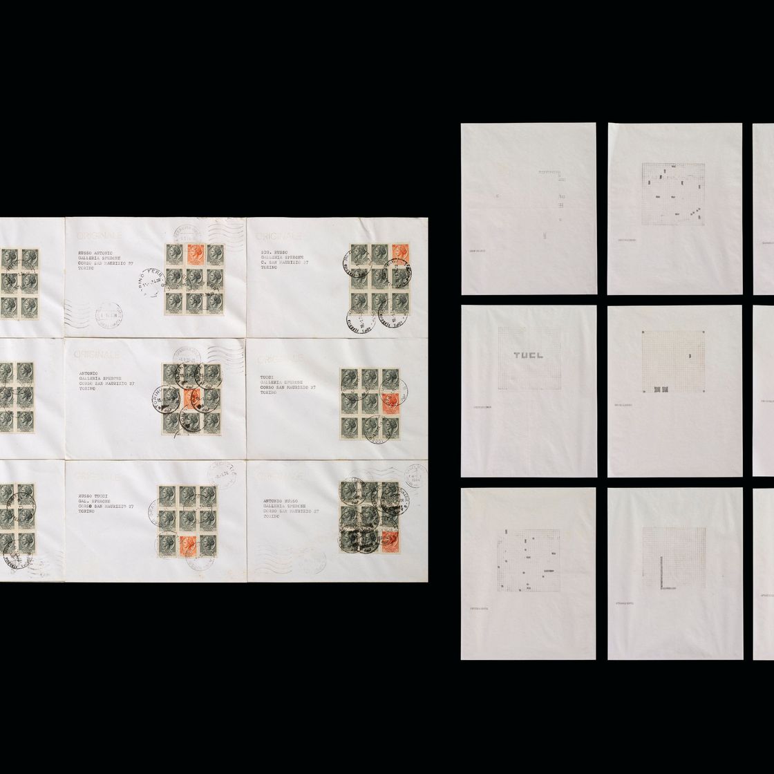 Alighiero Boetti — Лаворо постале