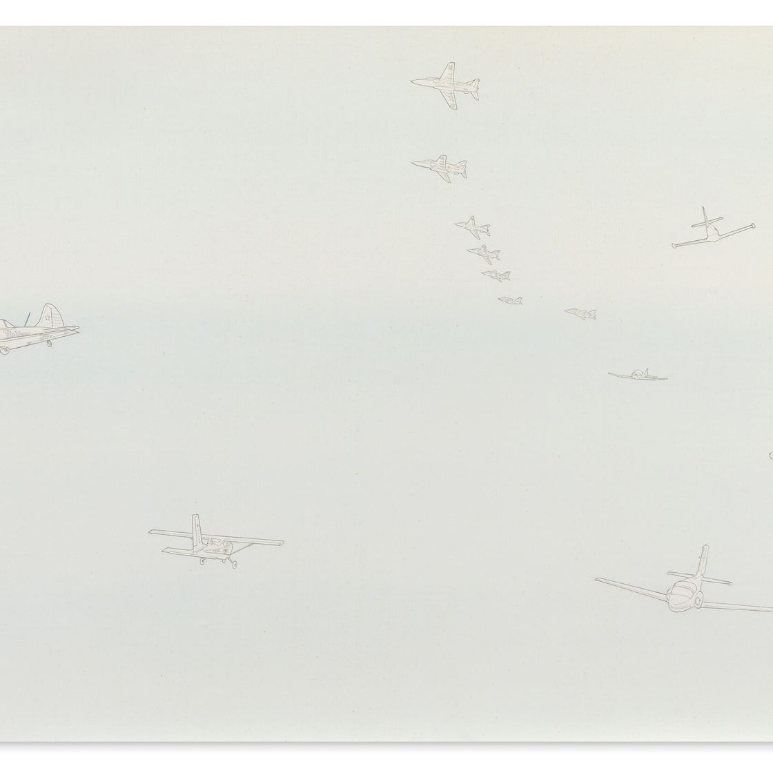 Alighiero Boetti — Квота Cieli ad alta (Небо на большой высоте), изображение 1
