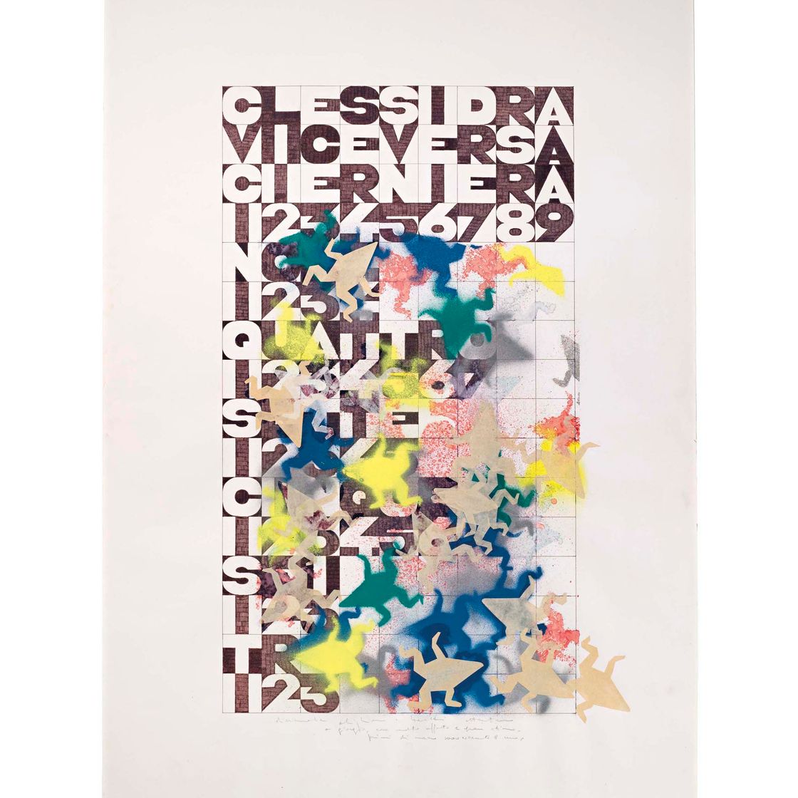 Alighiero Boetti — Сенца титоло (дичианнове Алигьеро и боэтти оттантуно)