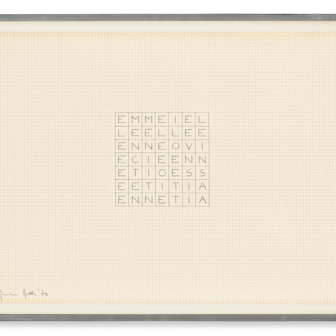 Alighiero Boetti — ЭММА и ЭЛЛЬ-ЭЛЛЬ Э..., изображение 2