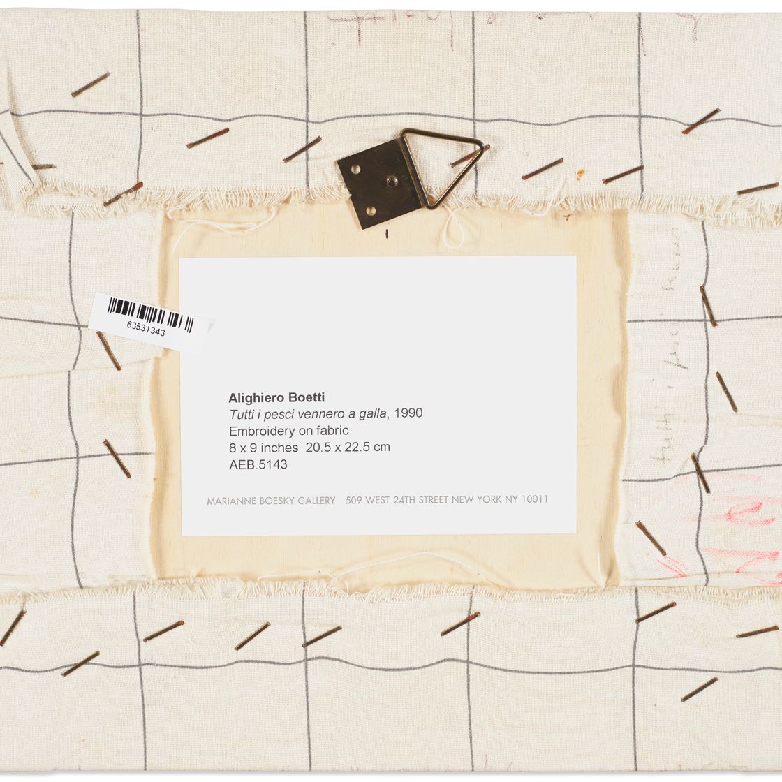 Alighiero Boetti — Тутти и пеши веннеро-галла, изображение 2