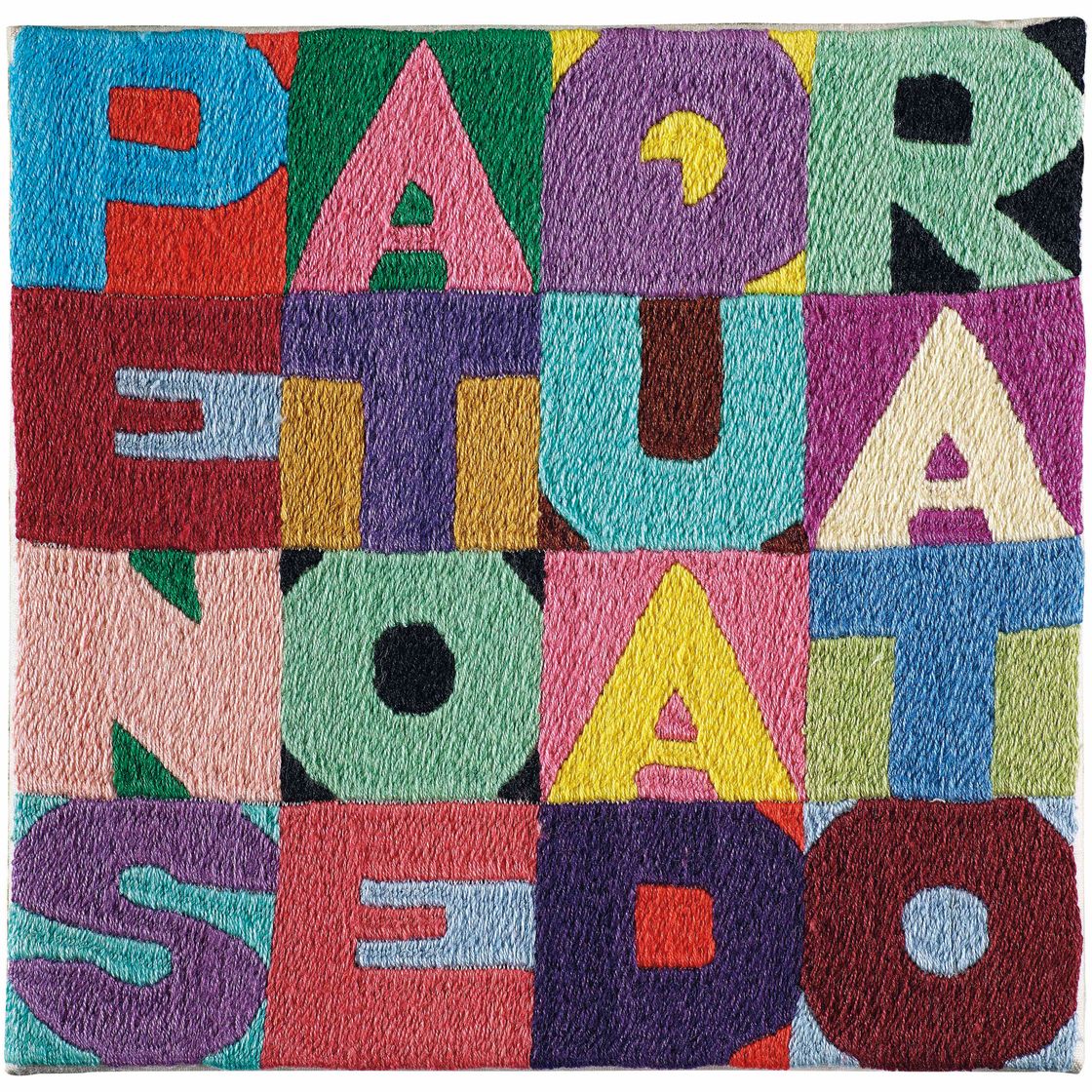 Alighiero Boetti — Pensato e quadrato (Мысль и квадратура)
