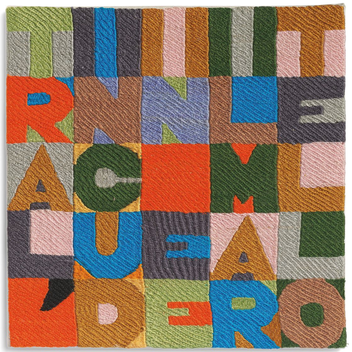 Alighiero Boetti — Тра л'Инкудин и ль Мартелло (Между дьяволом и морскими глубинами)