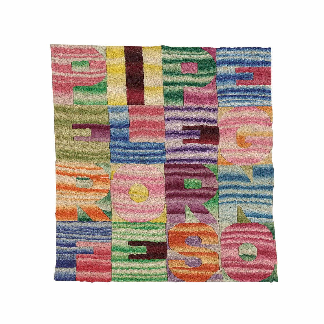 Alighiero Boetti — По порядку (по нитям и по знаку)