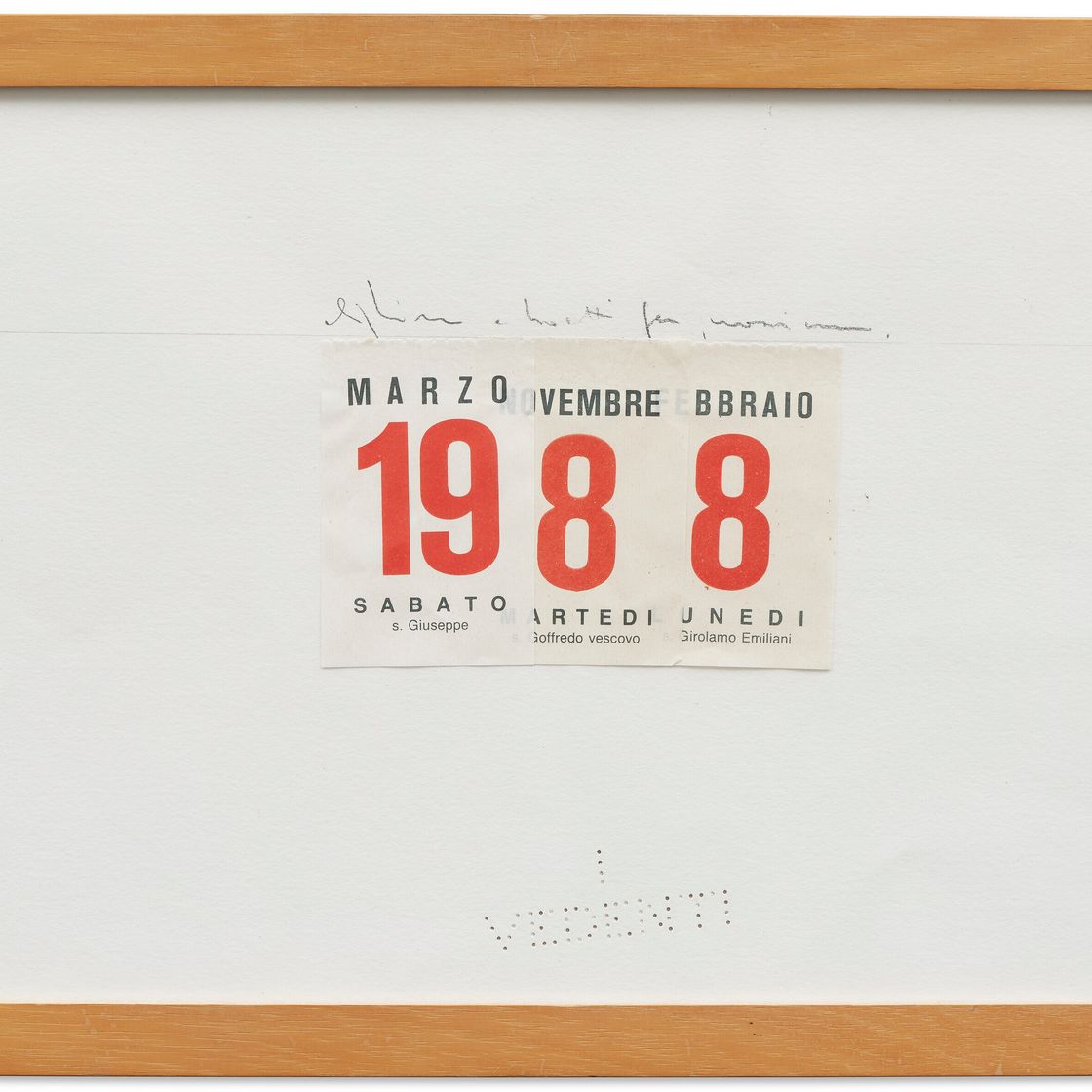 Alighiero Boetti — Календарь