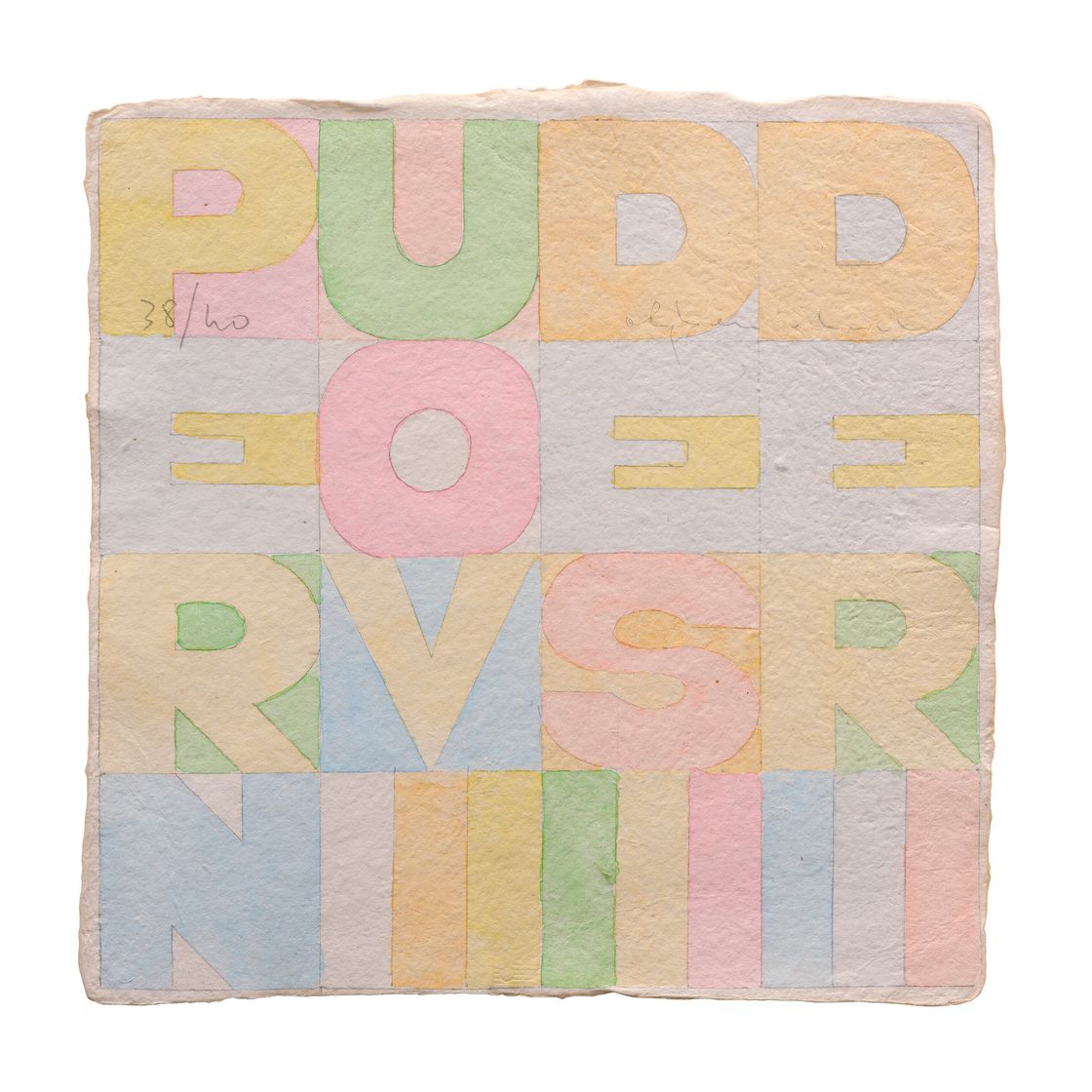 Alighiero Boetti — В соответствии с новыми желаниями (Новые квадраты)