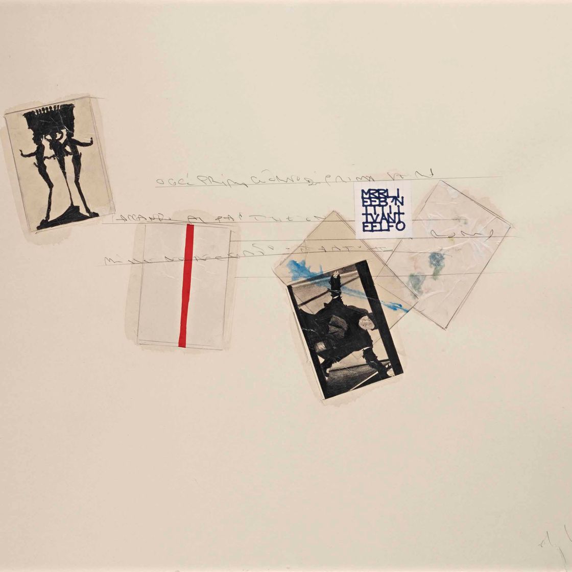 Alighiero Boetti — Без названия (слово до бесконечности)
