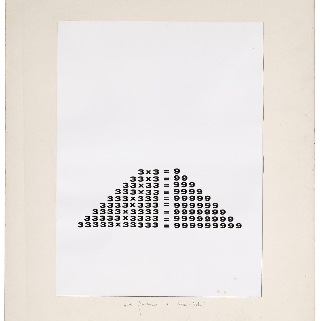 Alighiero Boetti — 3 x 3 = 9 (без гарантий), изображение 3