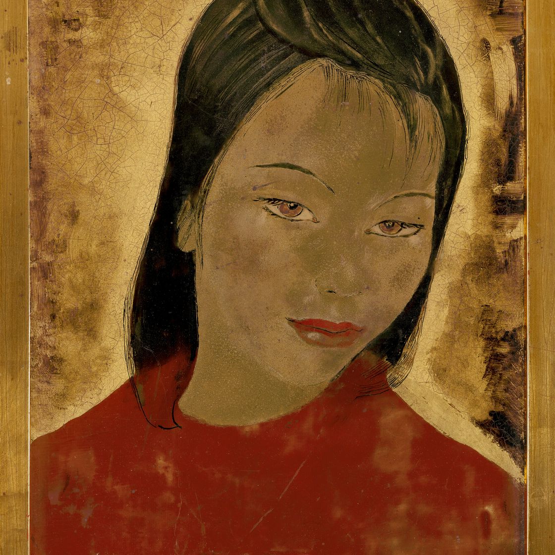 Alix Aymé — Portrait d'une jeune femme (Портрет молодой леди), изображение 2