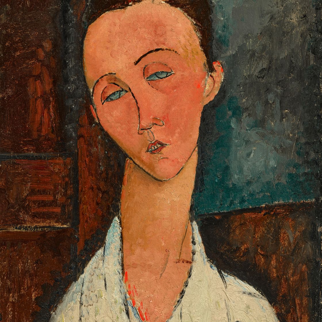 Amedeo Modigliani — Портрет Луны Чеховской, изображение 1
