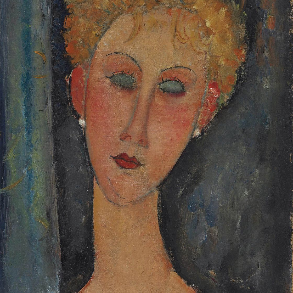 Amedeo Modigliani — Блондинка с буклями ореля