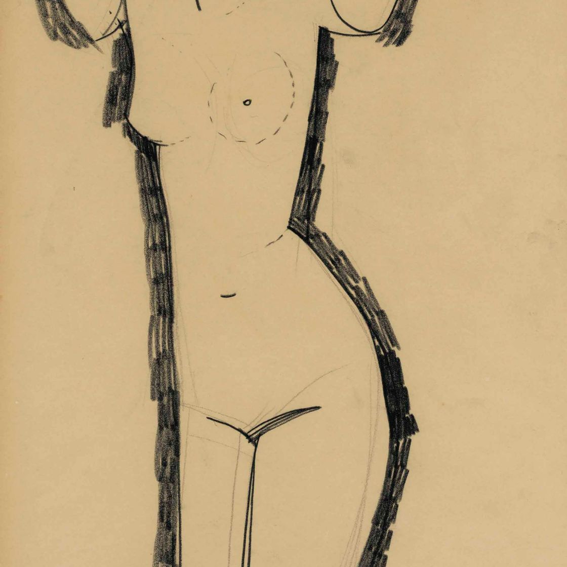 Amedeo Modigliani — Кариатида