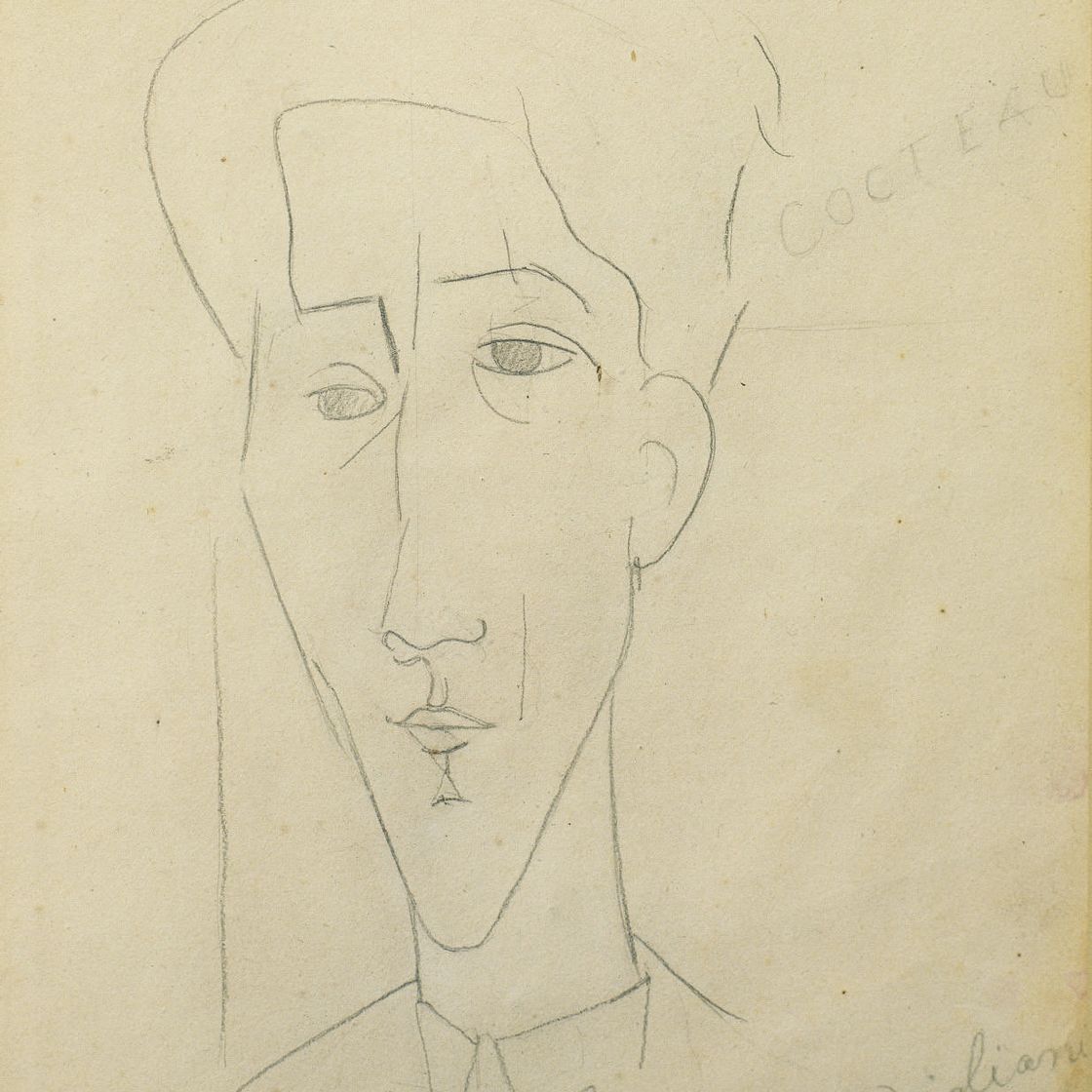Amedeo Modigliani — Портрет Жана Кокто