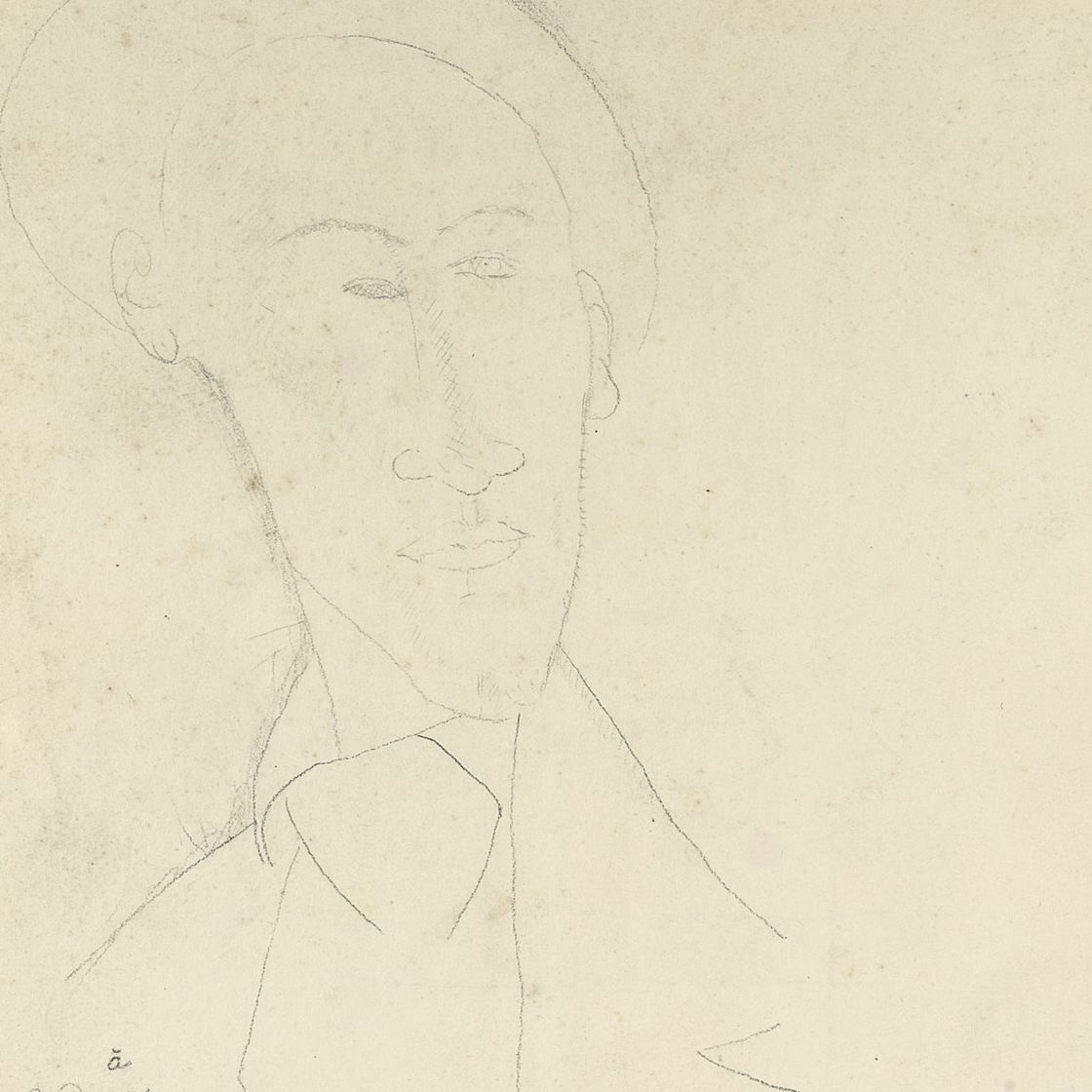 Amedeo Modigliani — Портрет Блеза Сандрара