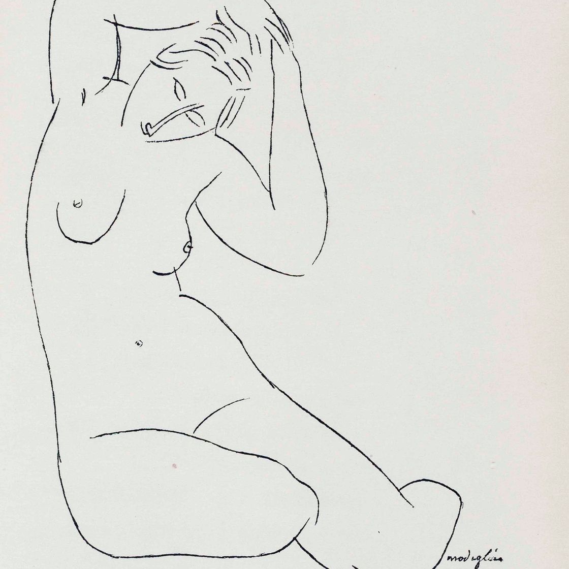 Amedeo Modigliani — Роже Френ, "Нимфы". Поэма, Рональд Дэвис и Cie, Париж, 1921
