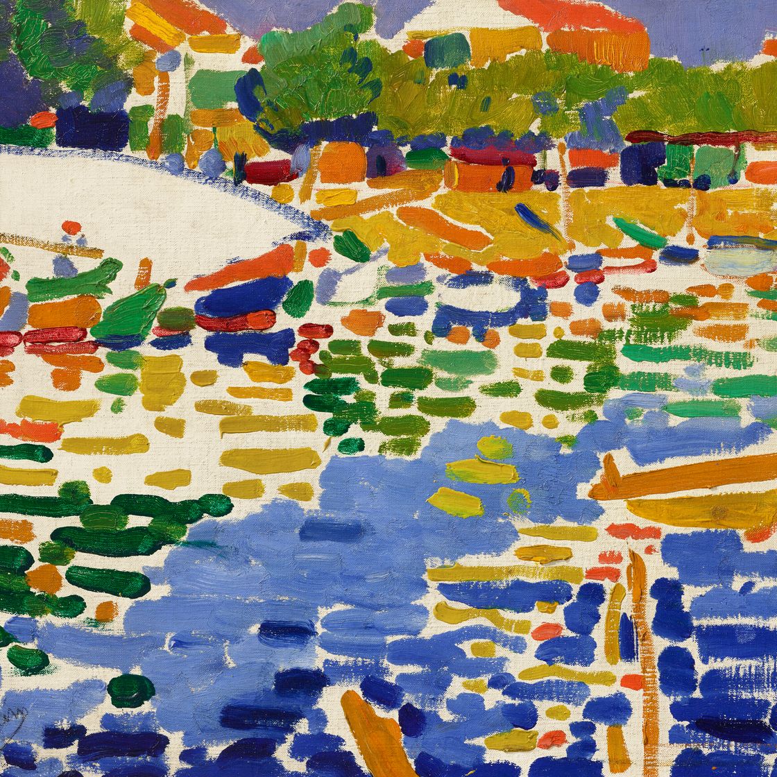 André Derain — Любовные барки на л'Эстаке, изображение 1