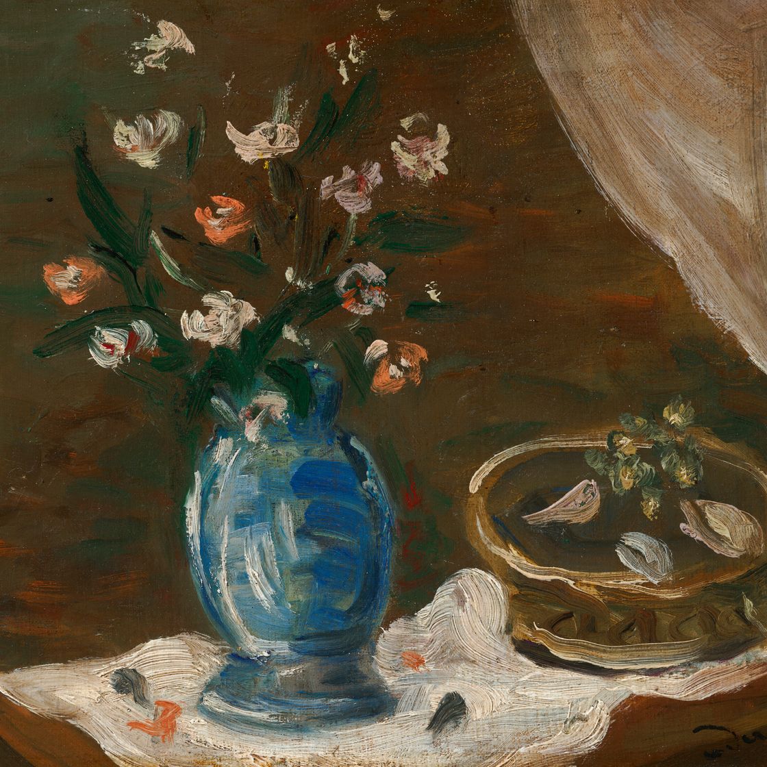 André Derain — Смерть природы в цветах - Ваза голубая, изображение 1