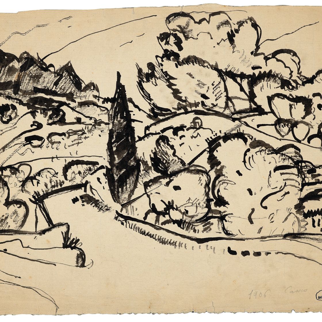 André Derain — Вю де Кассис, изображение 1
