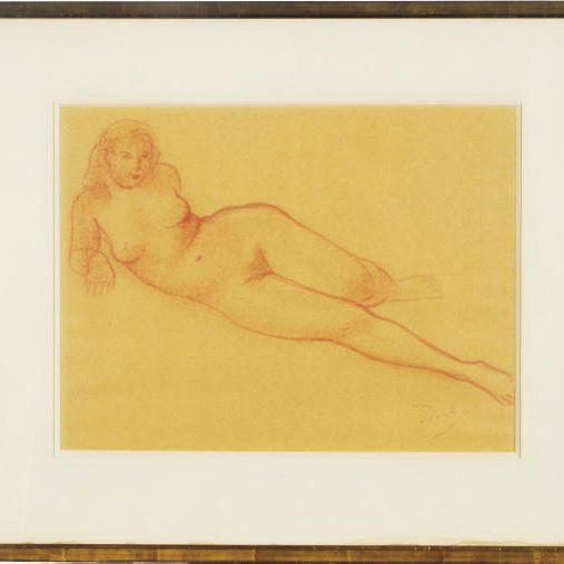 André Derain — Лежащий обнаженный