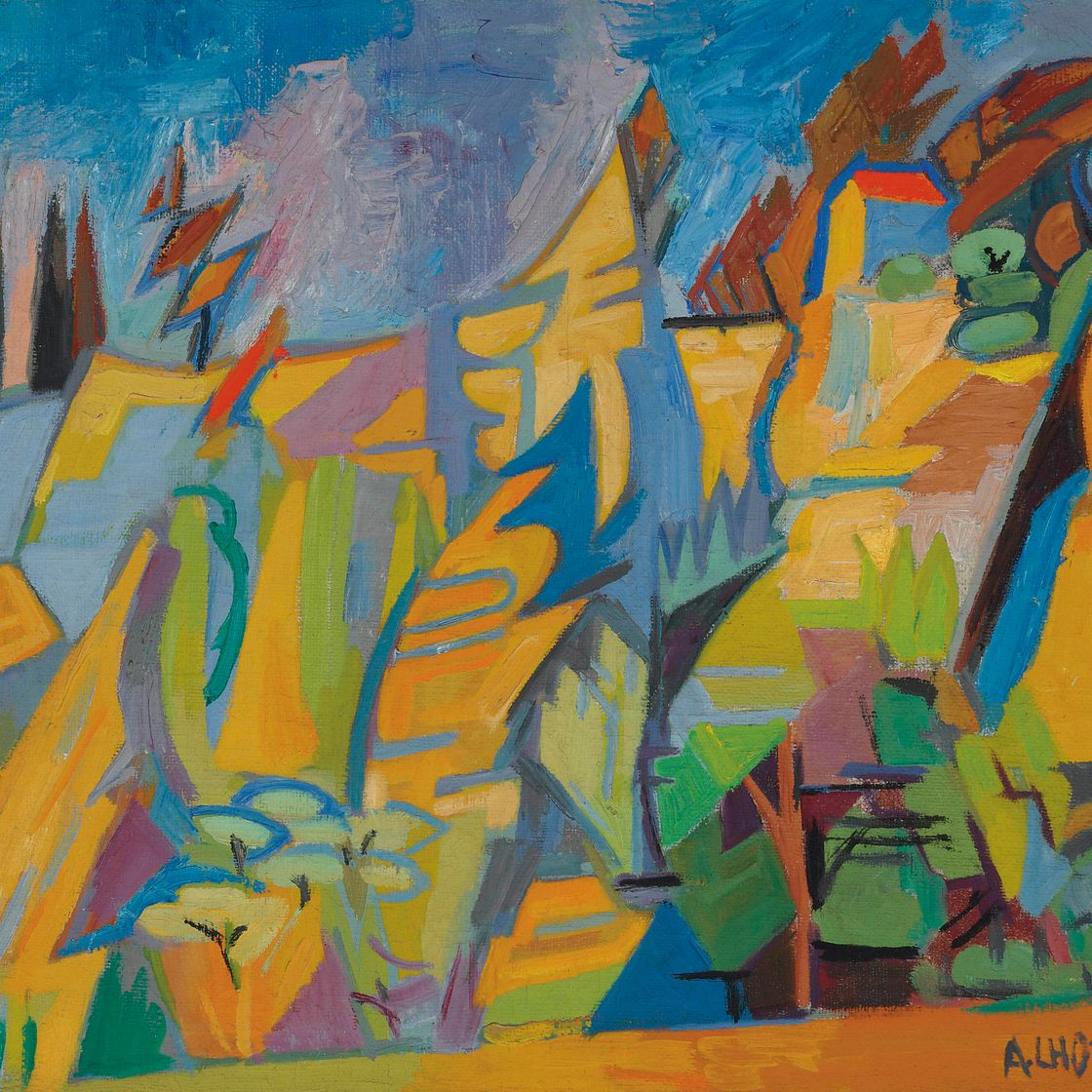 Andre Lhote — Рошеры в Горде