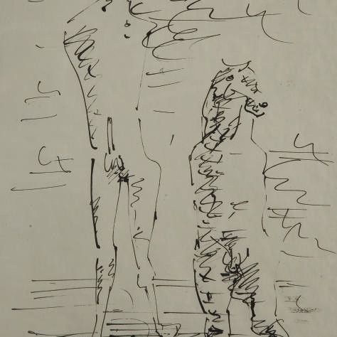 André Masson — Мужчина и девушка