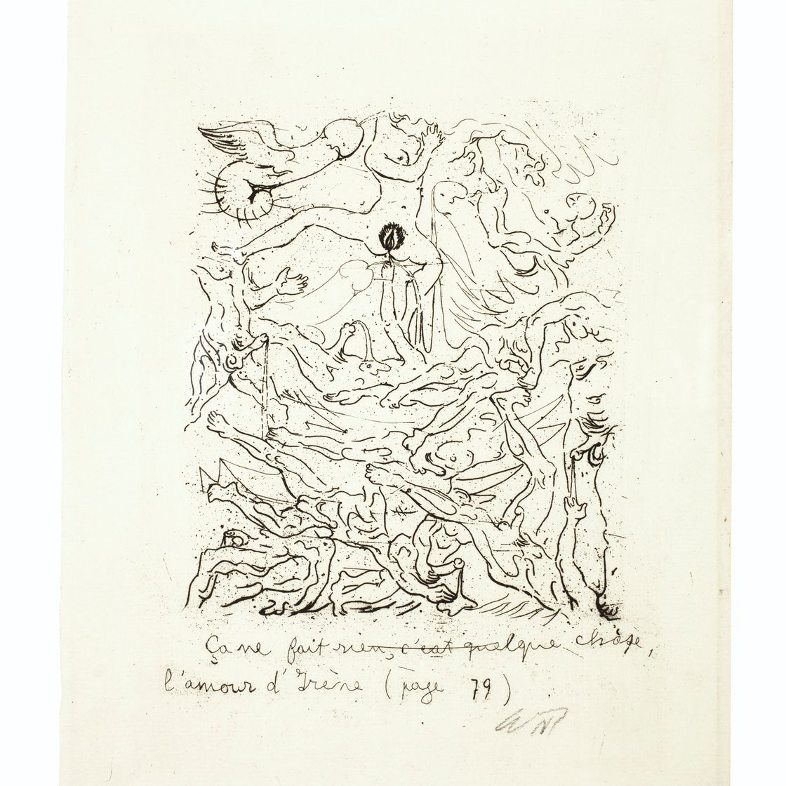 André Masson — Свадьба в Ирене : три тарелки, изображение 2