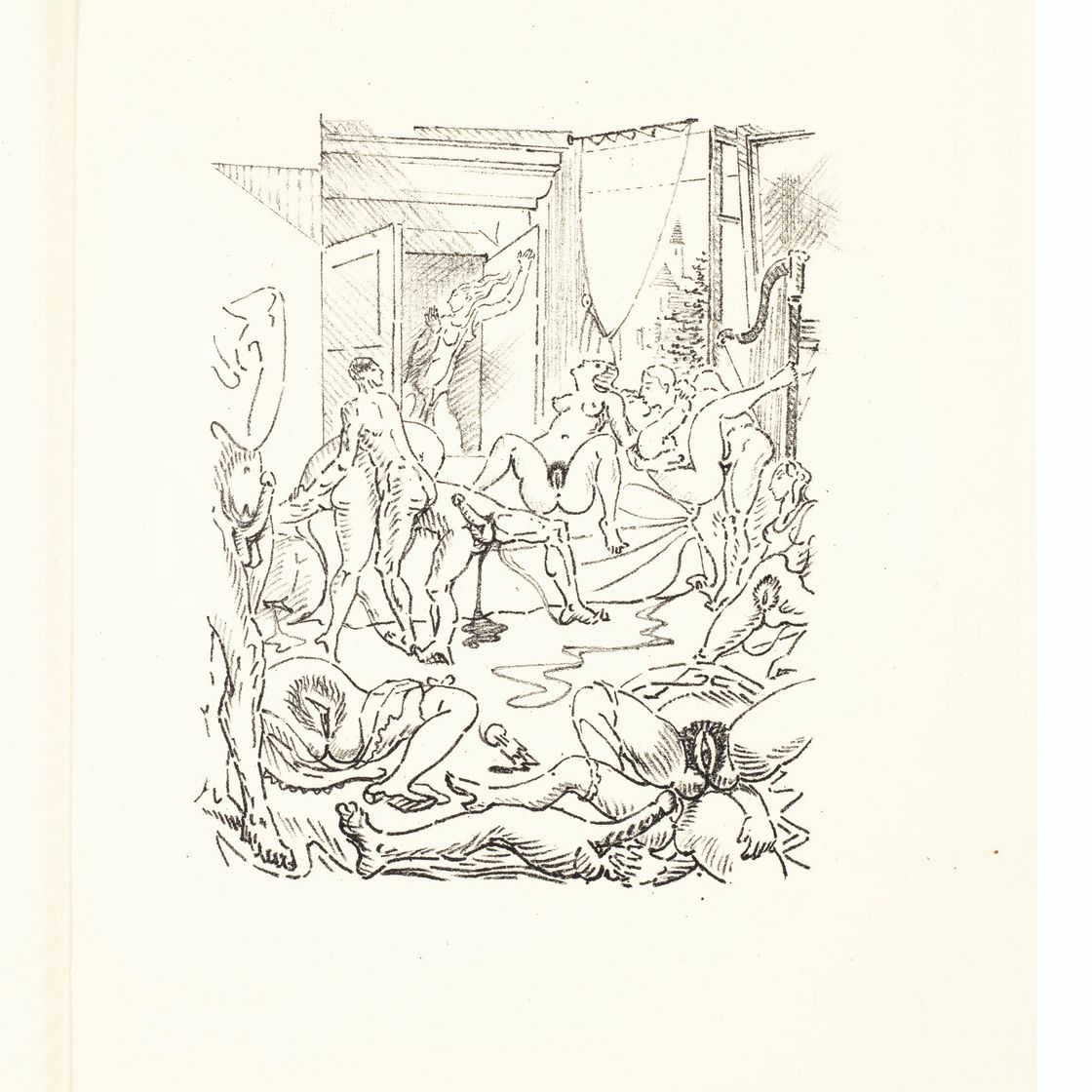 André Masson — Свадьба в Ирене : три тарелки, изображение 6