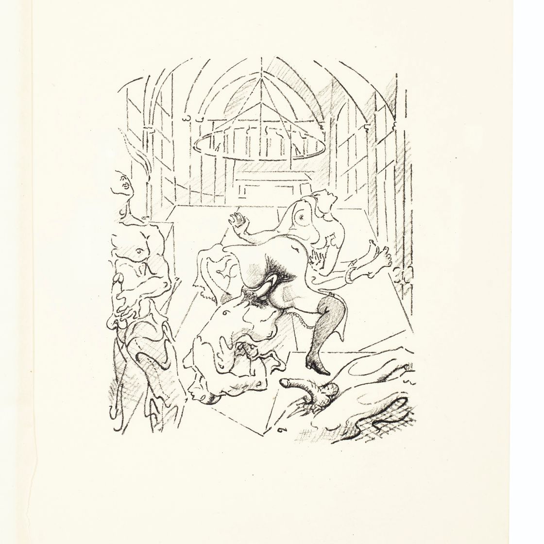 André Masson — Свадьба в Ирене : три тарелки, изображение 8