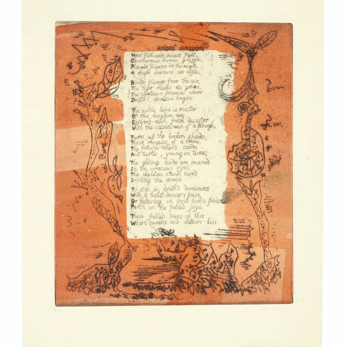 André Masson — Охрана (для Рутвена Тодда), изображение 2