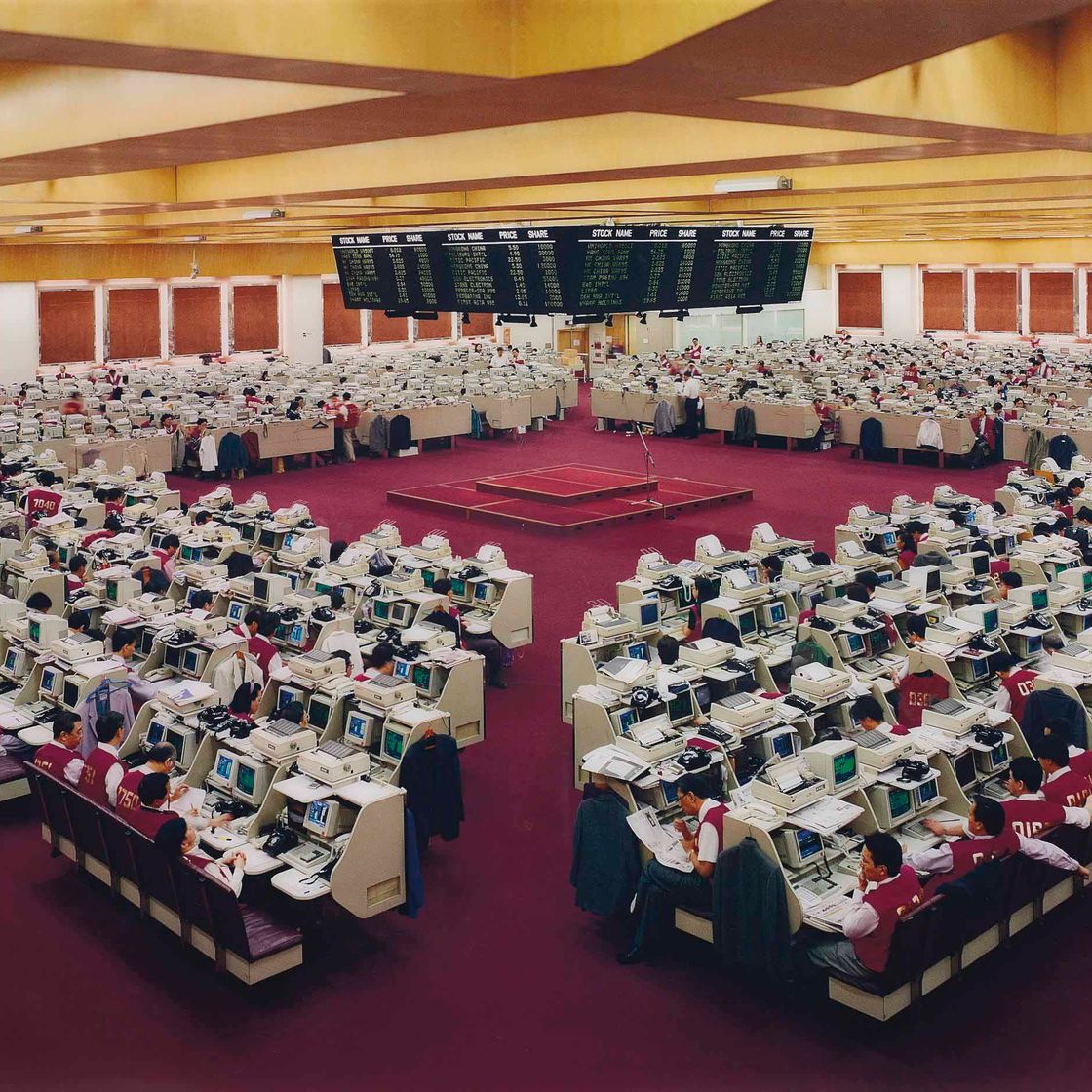 Andreas Gursky — Гонконгская фондовая биржа II (Hong Kong Stock Exchange II)