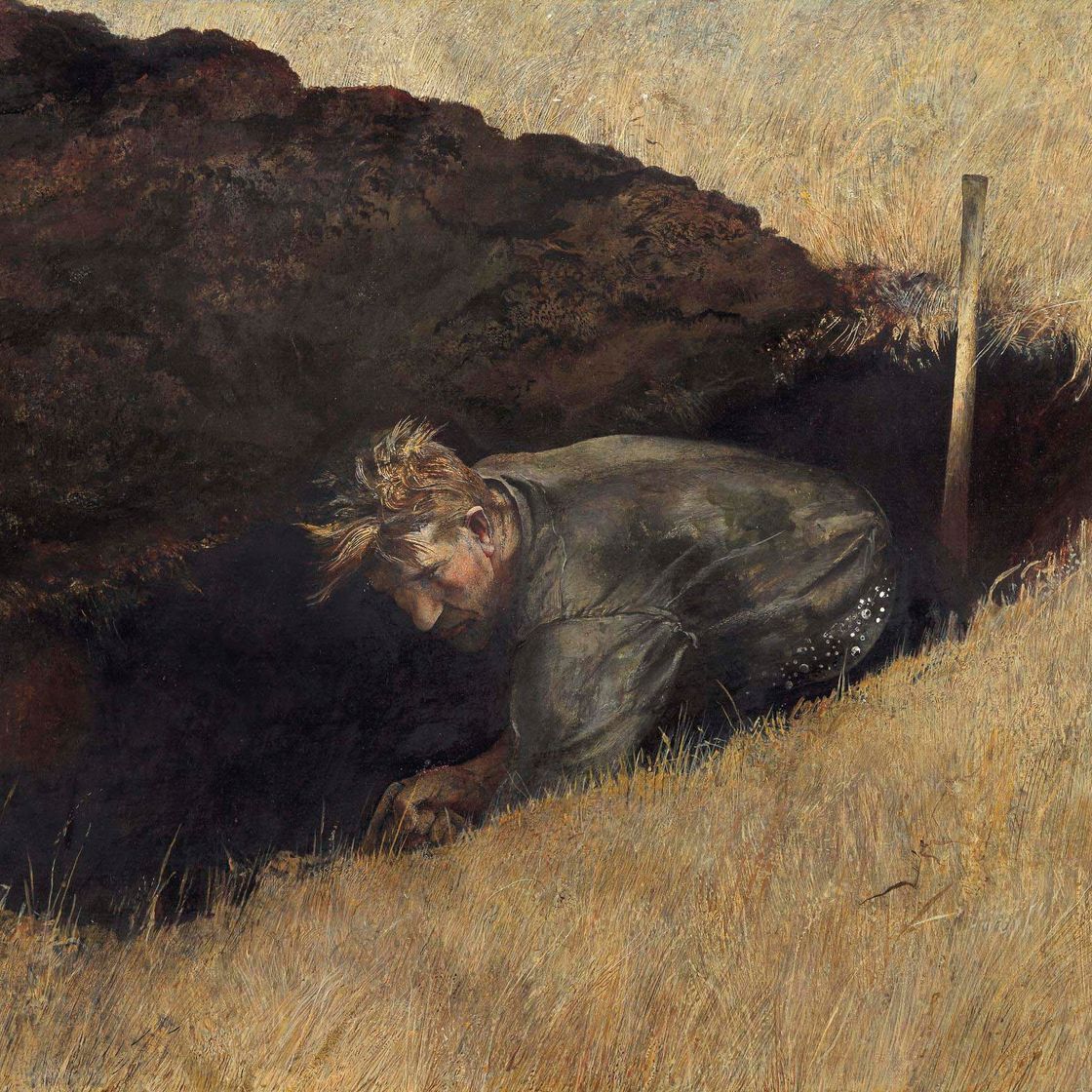 Andrew Wyeth — Могильщик