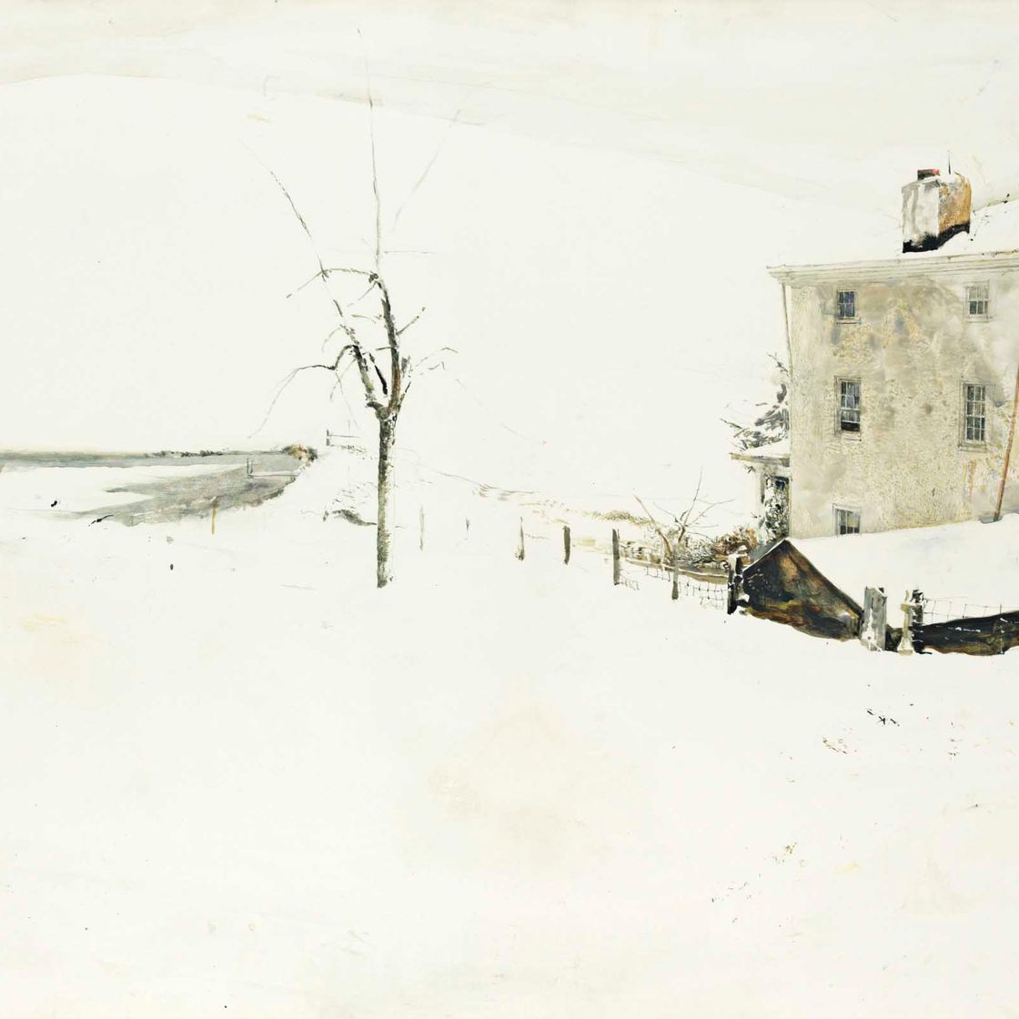 Andrew Wyeth — Сильный снегопад
