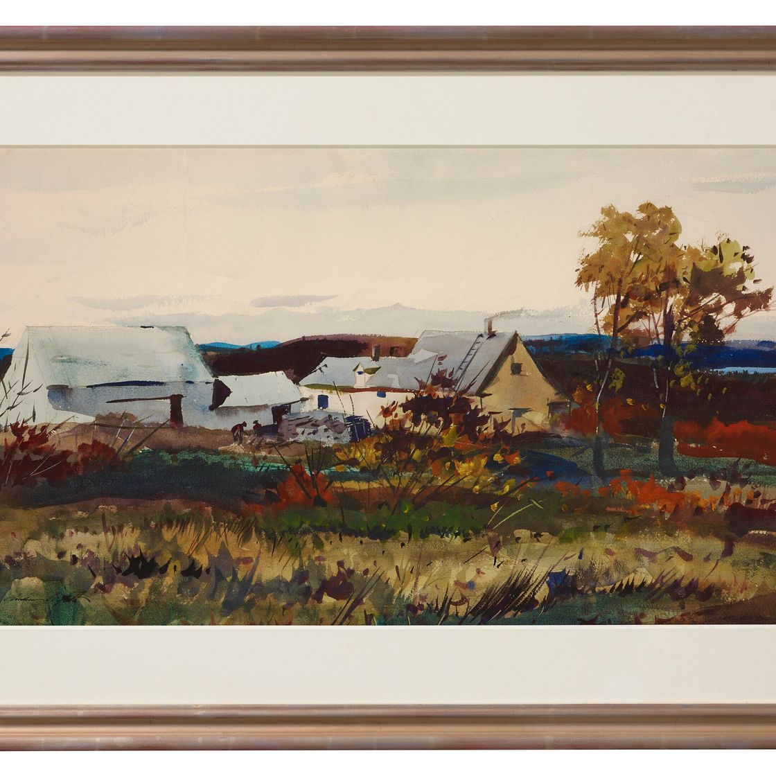Andrew Wyeth — Холмистая ферма, изображение 2