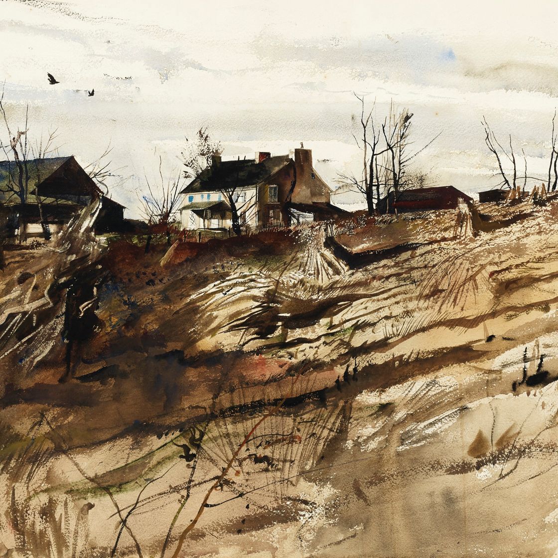 Andrew Wyeth — Ферма округа Честер, изображение 1