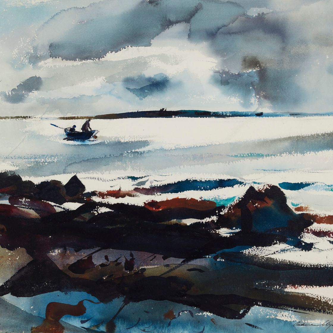 Andrew Wyeth — Рыбаки, выходящие на берег