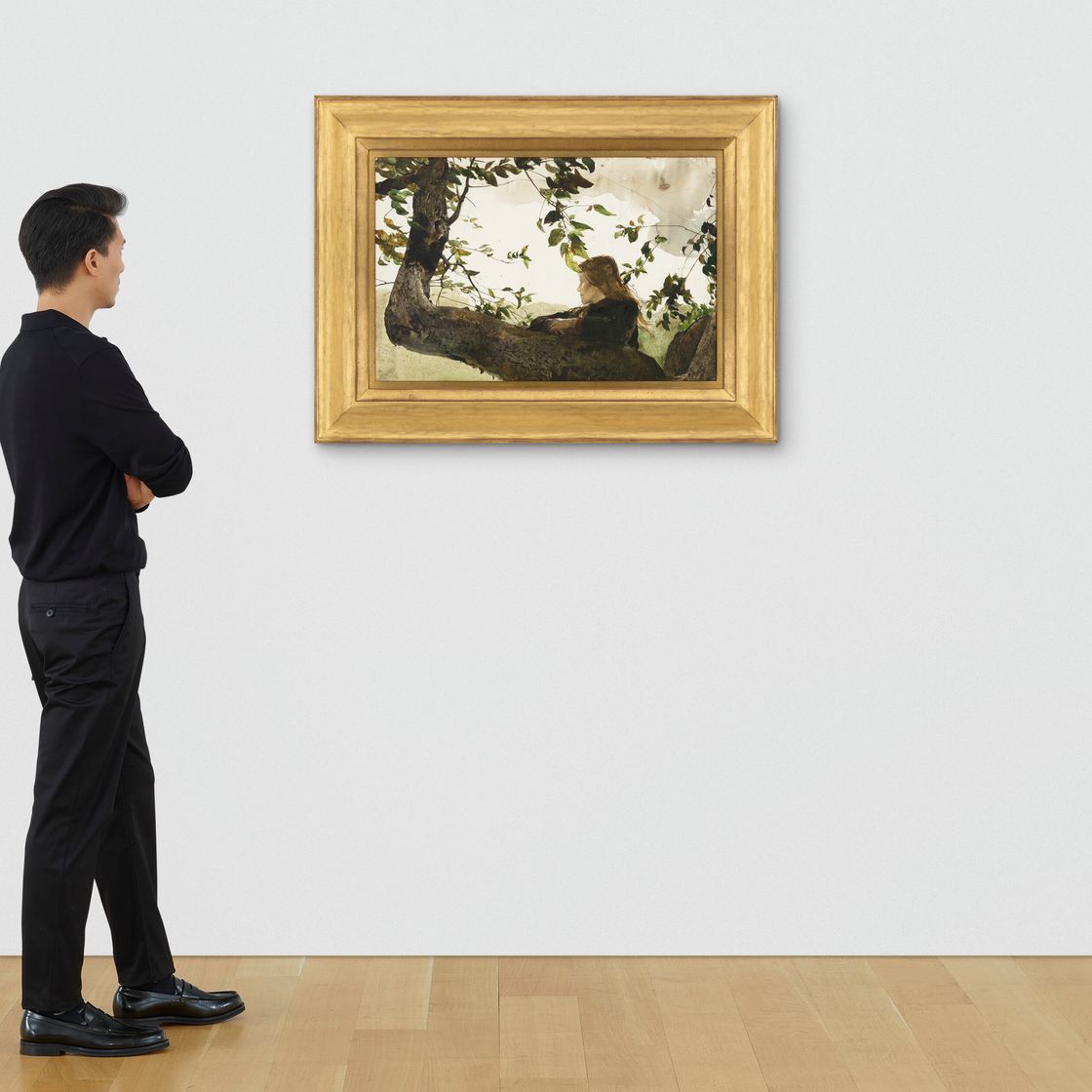 Andrew Wyeth — В саду, изображение 4