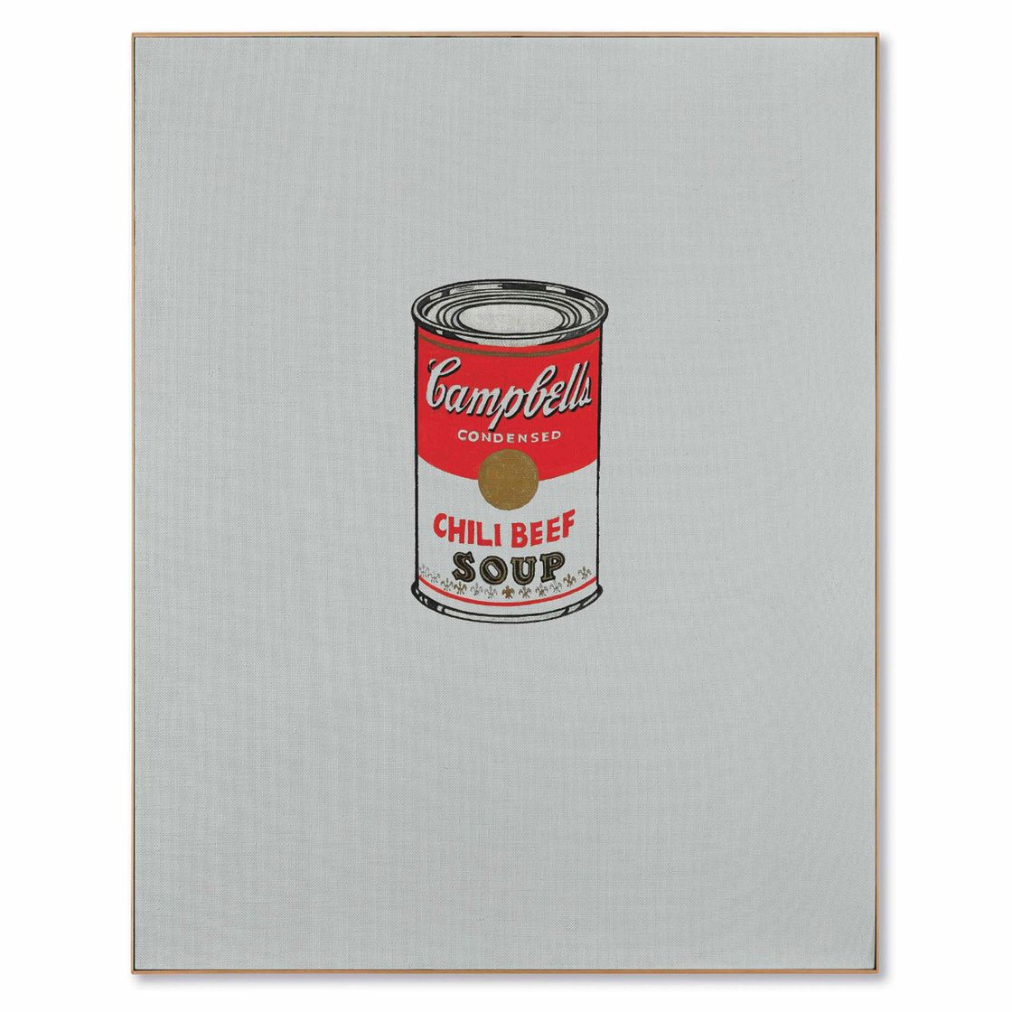 Andy Warhol — Маленькая баночка супа Campbell's (с говядиной Чили)
