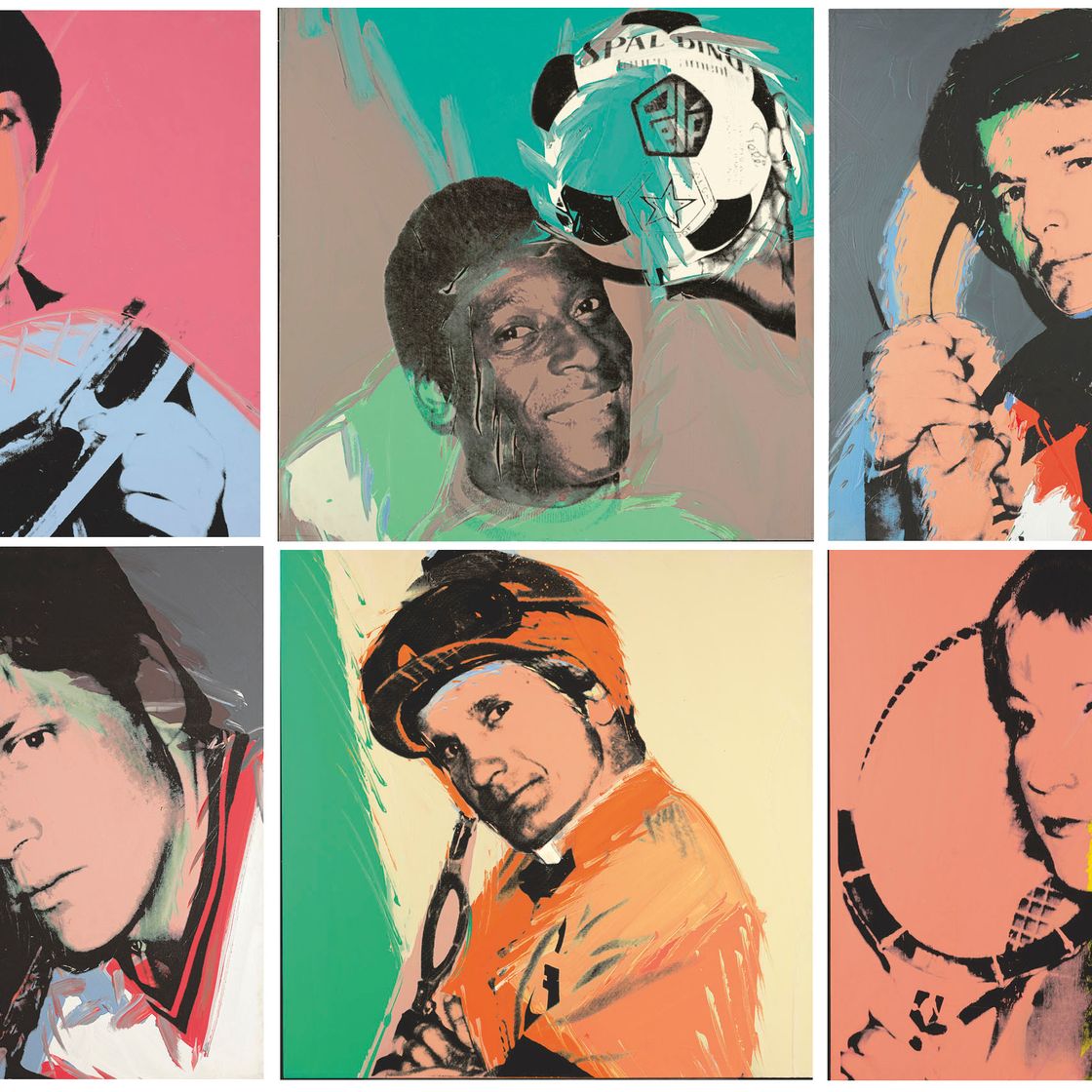Andy Warhol — Полная серия Athletes